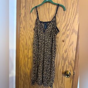 Soft Moments Size 22/24 Leopard Print Lingerie leopard Slip Dress. Nighty.